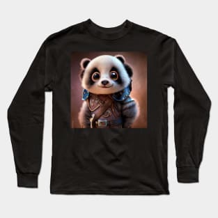 Adorable baby panda adventurer Long Sleeve T-Shirt